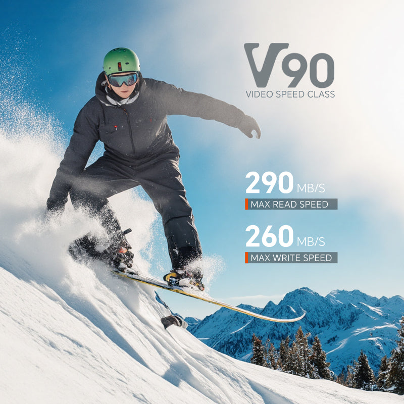 Pterosaur Series V90 SDXC UHS-II SD Memory Cards