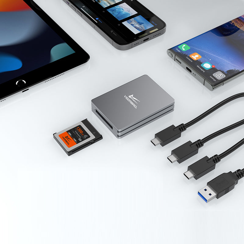 USB 3.2 Gen High-Speed CFexpress Type B Memory Card Reader